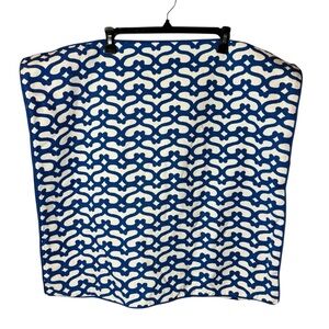 Roller Rabbit Euro Shams 26x26 Blue White - Lot of 2